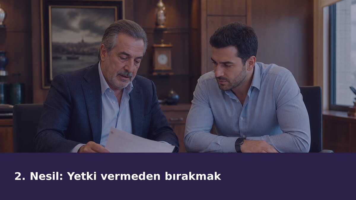 Aile Şirketinde 2. Nesil: Yetki Vermeden Bırakmak Neden Patlar?