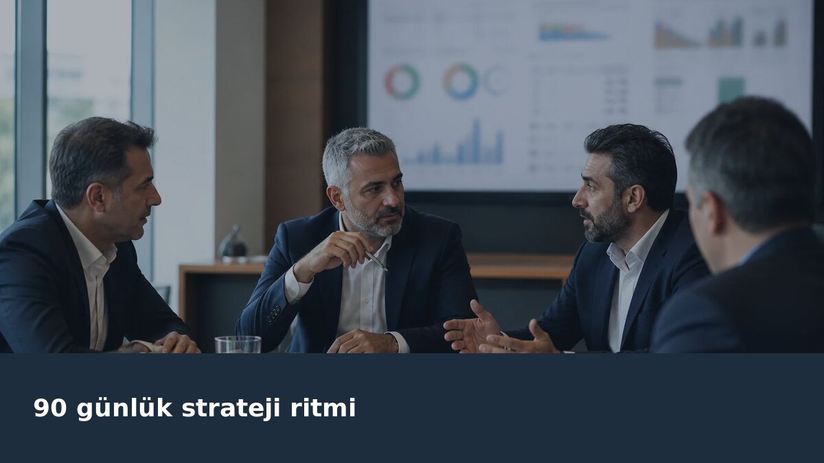 Stratejik Planı Rafta Bırakmamak: 90 Günlük Uygulama Ritmi